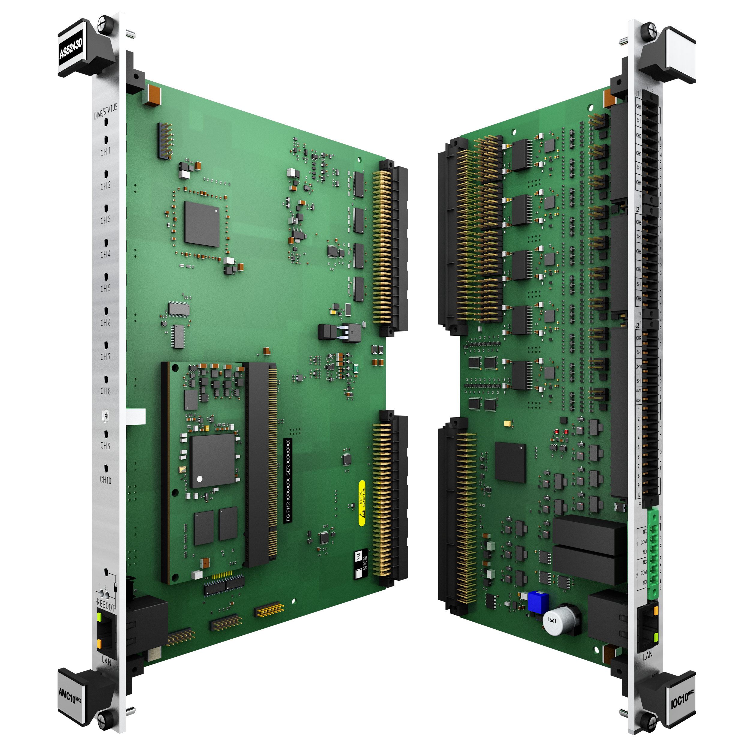 <strong>VM600<sup>Mk2</sup> AMC10<sup>Mk2</sup> + IOC10<sup>Mk2</sup> temperature and analog monitoring module</strong>